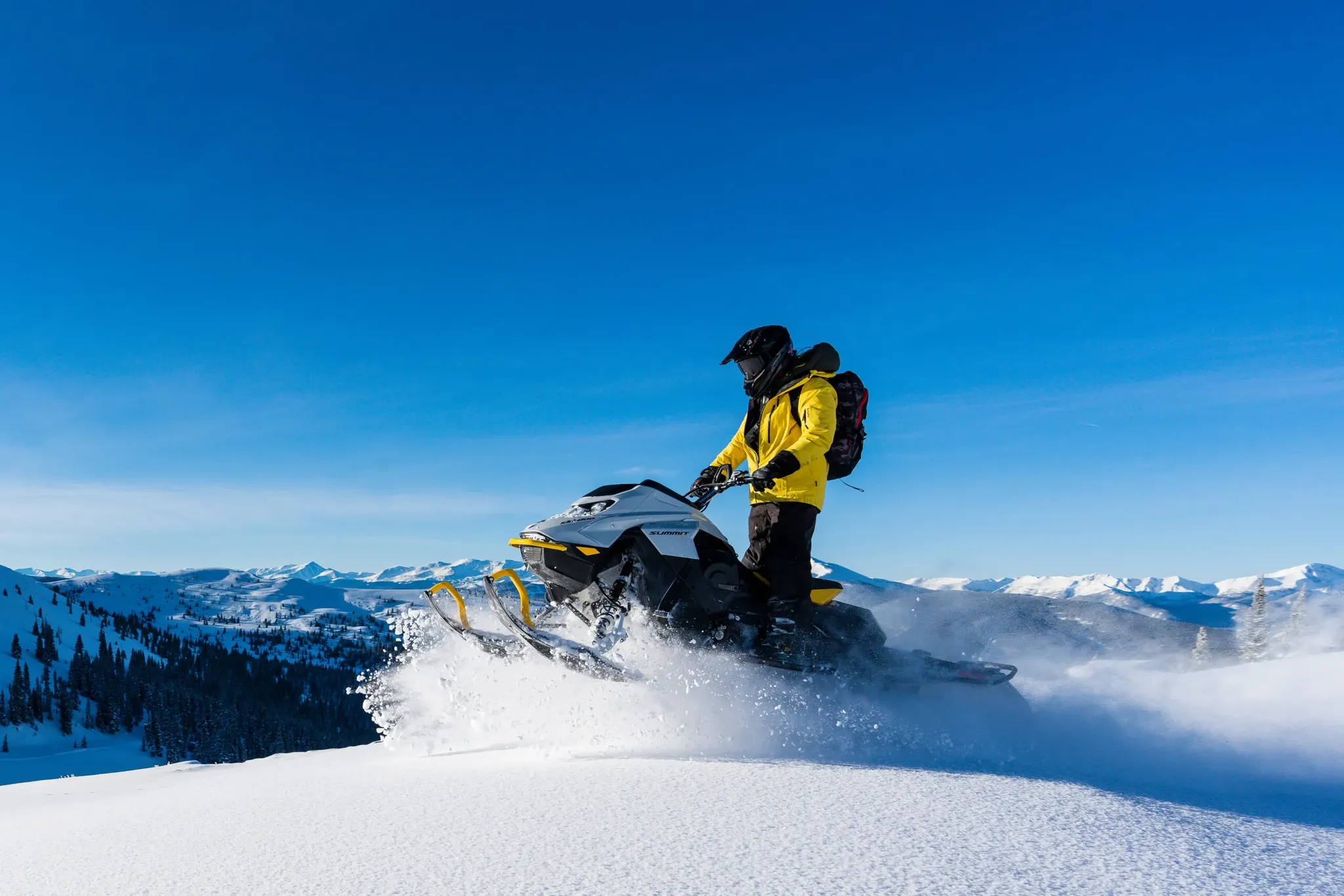 High Adventure snowmobile tour in Colorado Rockies near Denver